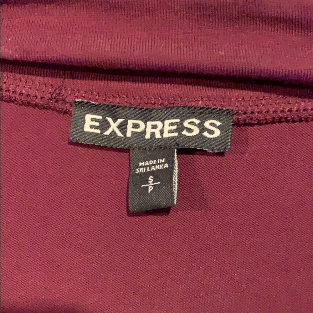 Express long sleeve v cut